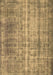 Machine Washable Abstract Brown Contemporary Rug, wshcon1332brn