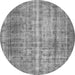 Machine Washable Abstract Gray Contemporary Rug, wshcon1332gry