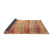 Sideview of Abstract Brown Contemporary Rug, con1333brn