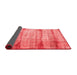 Abstract Red Contemporary Area Rugs