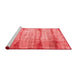 Contemporary Red Washable Rugs