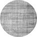 Square Abstract Gray Contemporary Rug, con1333gry