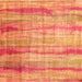 Serging Thickness of Abstract Orange Contemporary Rug, con1333org