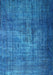 Persian Light Blue Bohemian Rug, con1334lblu