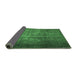 Sideview of Persian Emerald Green Bohemian Rug, con1334emgrn