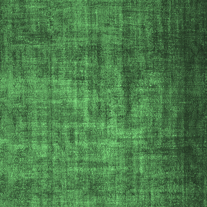 Machine Washable Persian Emerald Green Bohemian Area Rugs, wshcon1334emgrn