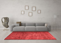 Machine Washable Persian Red Bohemian Rug, wshcon1334red