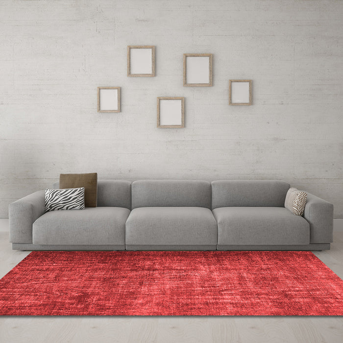Bohemian Red Washable Rugs