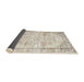 Thickness of Contemporary Camel Brown Modern Rug, con1335