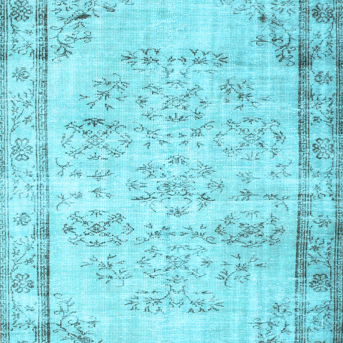 Abstract Light Blue Contemporary Rug, con1335lblu