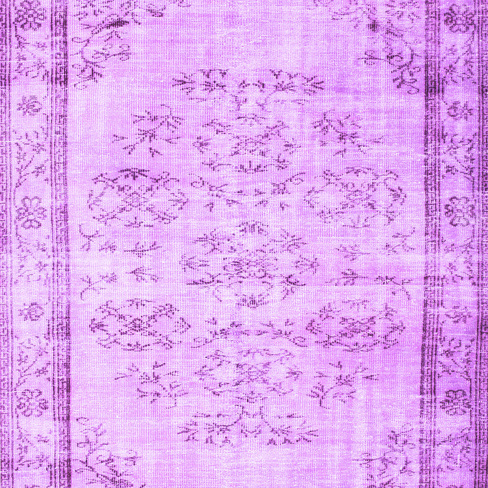 Abstract Purple Contemporary Rug, con1335pur