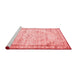 Contemporary Red Washable Rugs