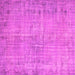 Square Abstract Pink Contemporary Rug, con1336pnk