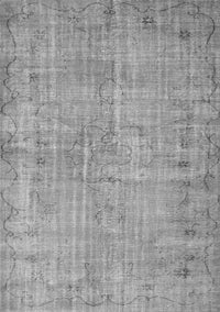 Abstract Gray Contemporary Rug, con1336gry