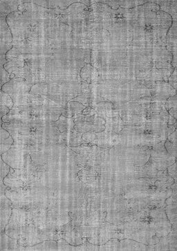 Abstract Gray Contemporary Rug, con1336gry