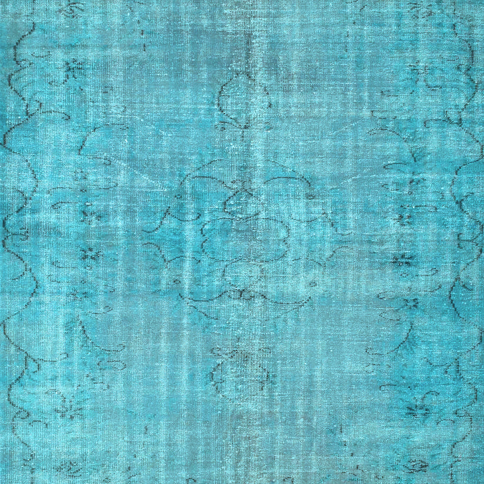 Abstract Light Blue Contemporary Rug, con1336lblu