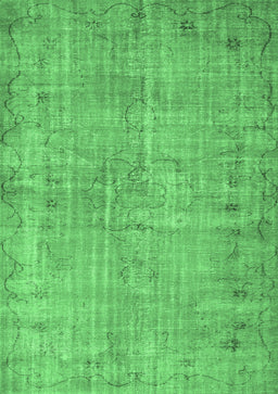 Abstract Emerald Green Contemporary Rug, con1336emgrn