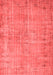 Abstract Red Contemporary Area Rugs