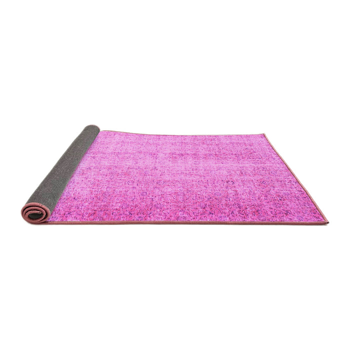 Sideview of Abstract Pink Contemporary Rug, con1337pnk