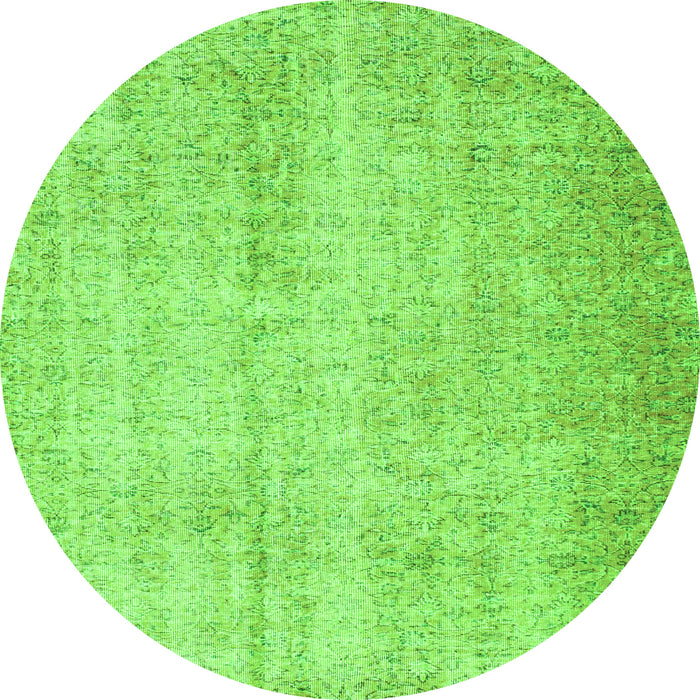 Machine Washable Abstract Green Contemporary Area Rugs, wshcon1337grn