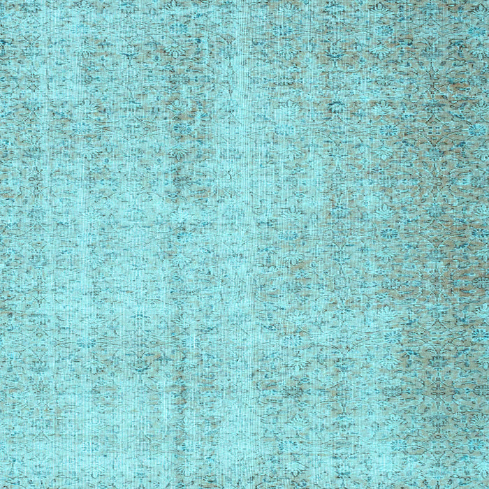 Square Machine Washable Abstract Light Blue Contemporary Rug, wshcon1337lblu