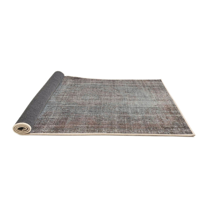 Thickness of Contemporary Silver Pink Modern Rug, con1338