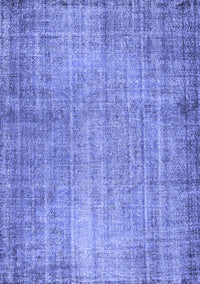 Abstract Blue Contemporary Rug, con1338blu