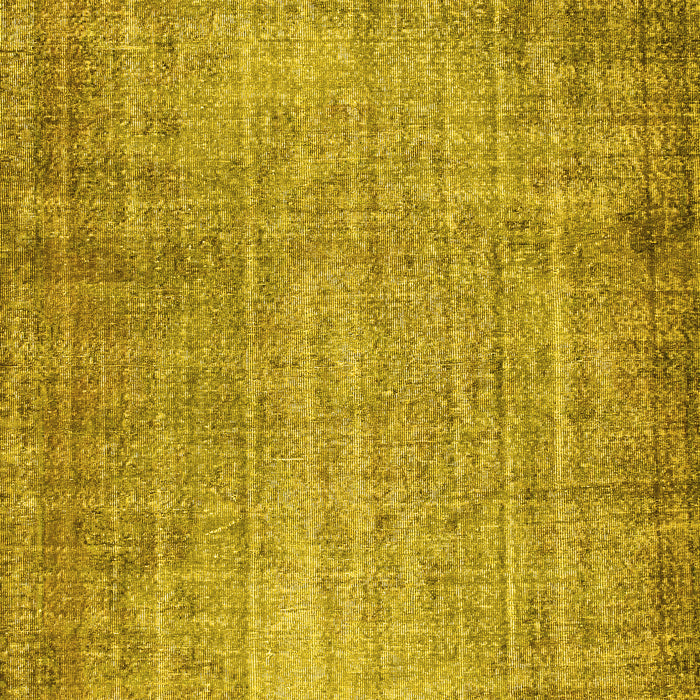Abstract Yellow Contemporary Rug, con1338yw
