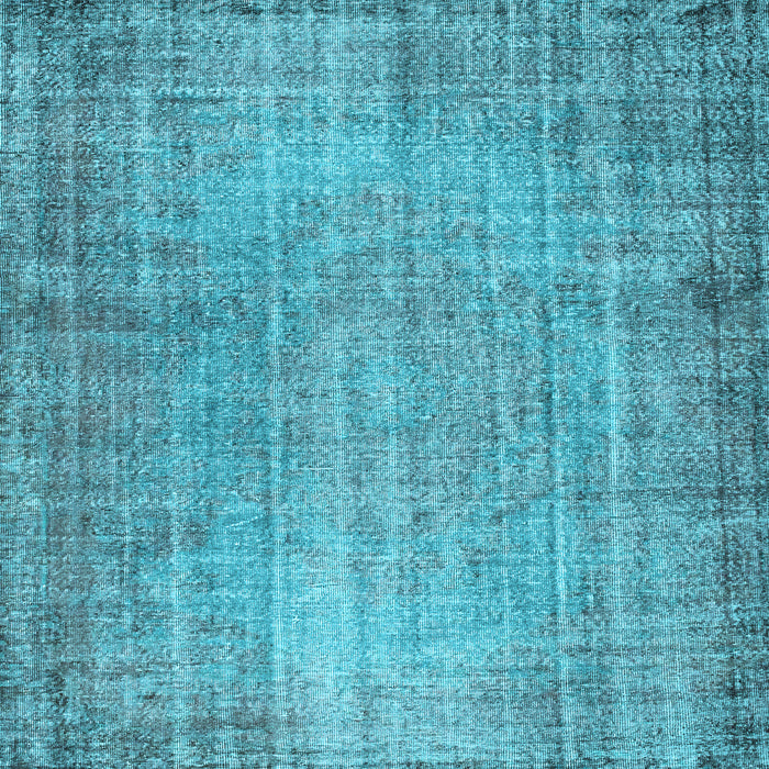 Square Machine Washable Abstract Light Blue Contemporary Rug, wshcon1338lblu