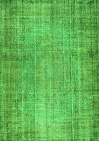 Abstract Green Contemporary Rug, con1338grn