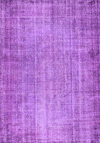 Abstract Purple Contemporary Rug, con1338pur