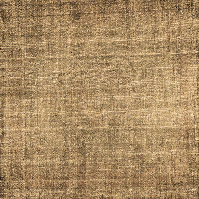 Square Abstract Brown Contemporary Rug, con1338brn
