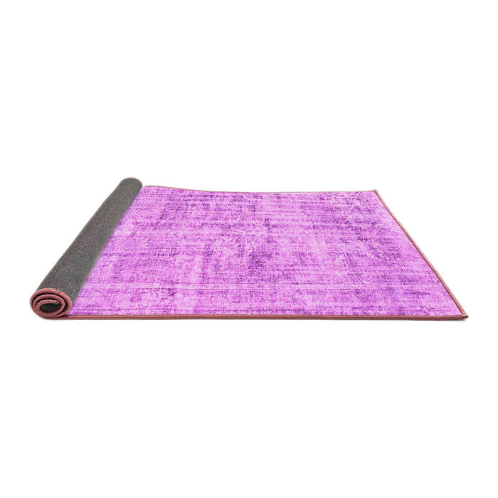 Sideview of Abstract Pink Contemporary Rug, con1339pnk