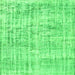 Serging Thickness of Abstract Green Contemporary Rug, con1339grn