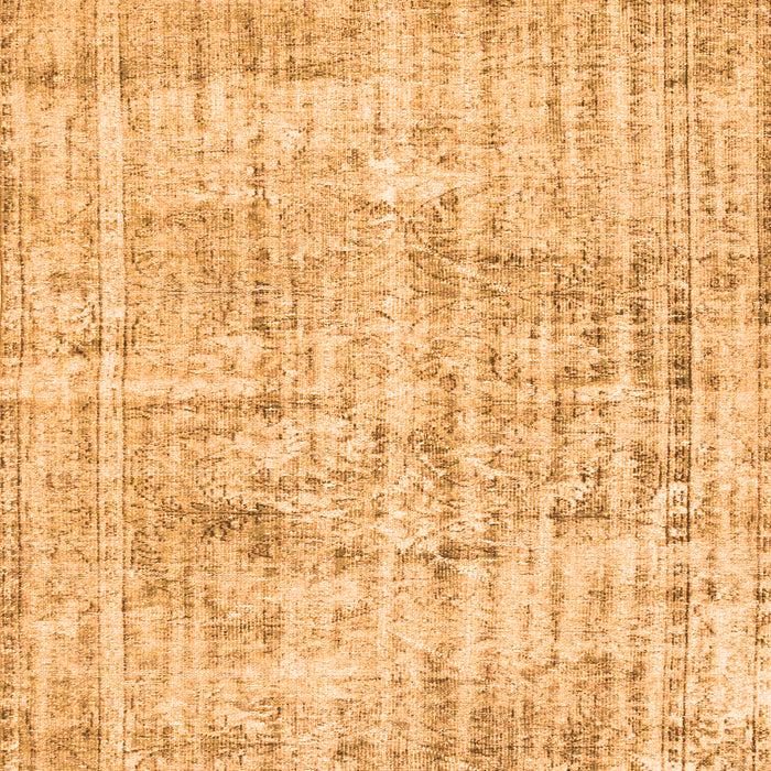 Abstract Orange Contemporary Rug, con1339org