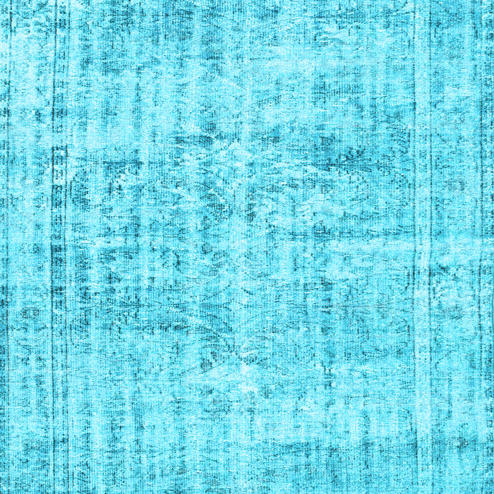 Abstract Light Blue Contemporary Rug, con1339lblu
