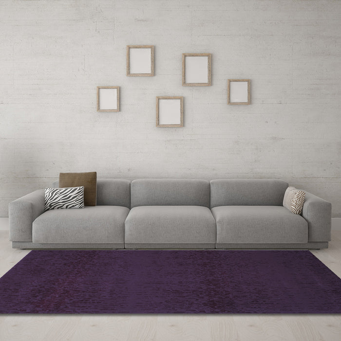 Machine Washable Abstract Blue Contemporary Rug in a Living Room, wshcon133blu