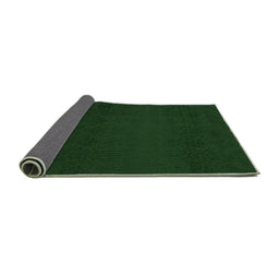 Sideview of Abstract Emerald Green Contemporary Rug, con133emgrn