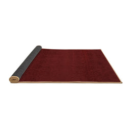 Sideview of Abstract Brown Contemporary Rug, con133brn