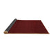 Sideview of Abstract Brown Contemporary Rug, con133brn