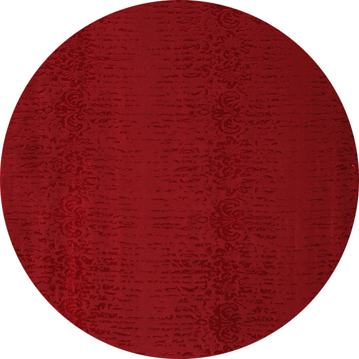 Abstract Red Contemporary Rug, con133red