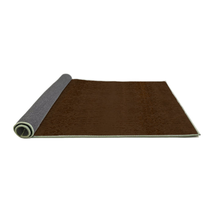 Sideview of Abstract Turquoise Contemporary Rug, con133turq