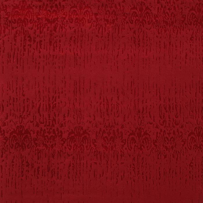 Machine Washable Abstract Red Contemporary Rug, wshcon133red