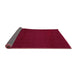 Sideview of Abstract Pink Contemporary Rug, con133pnk