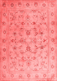 Abstract Red Contemporary Rug, con1340red