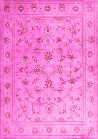 Abstract Pink Contemporary Rug, con1340pnk