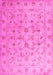 Abstract Pink Contemporary Rug, con1340pnk