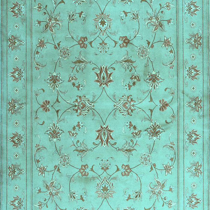 Abstract Light Blue Contemporary Rug, con1340lblu
