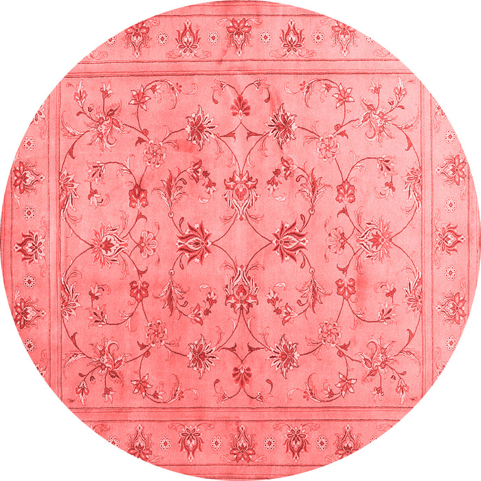 Machine Washable Abstract Red Contemporary Rug, wshcon1340red
