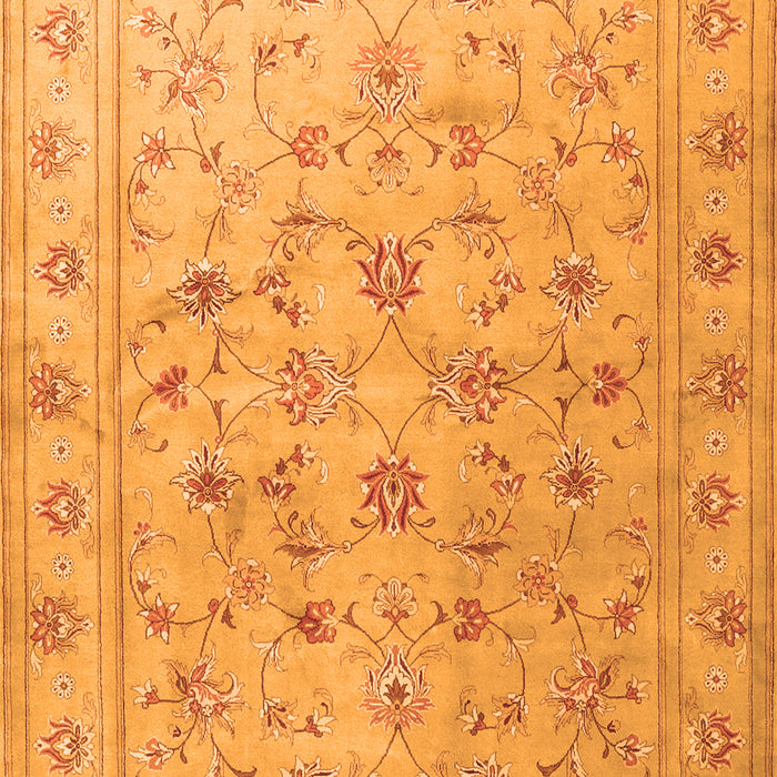 Abstract Orange Contemporary Rug, con1340org